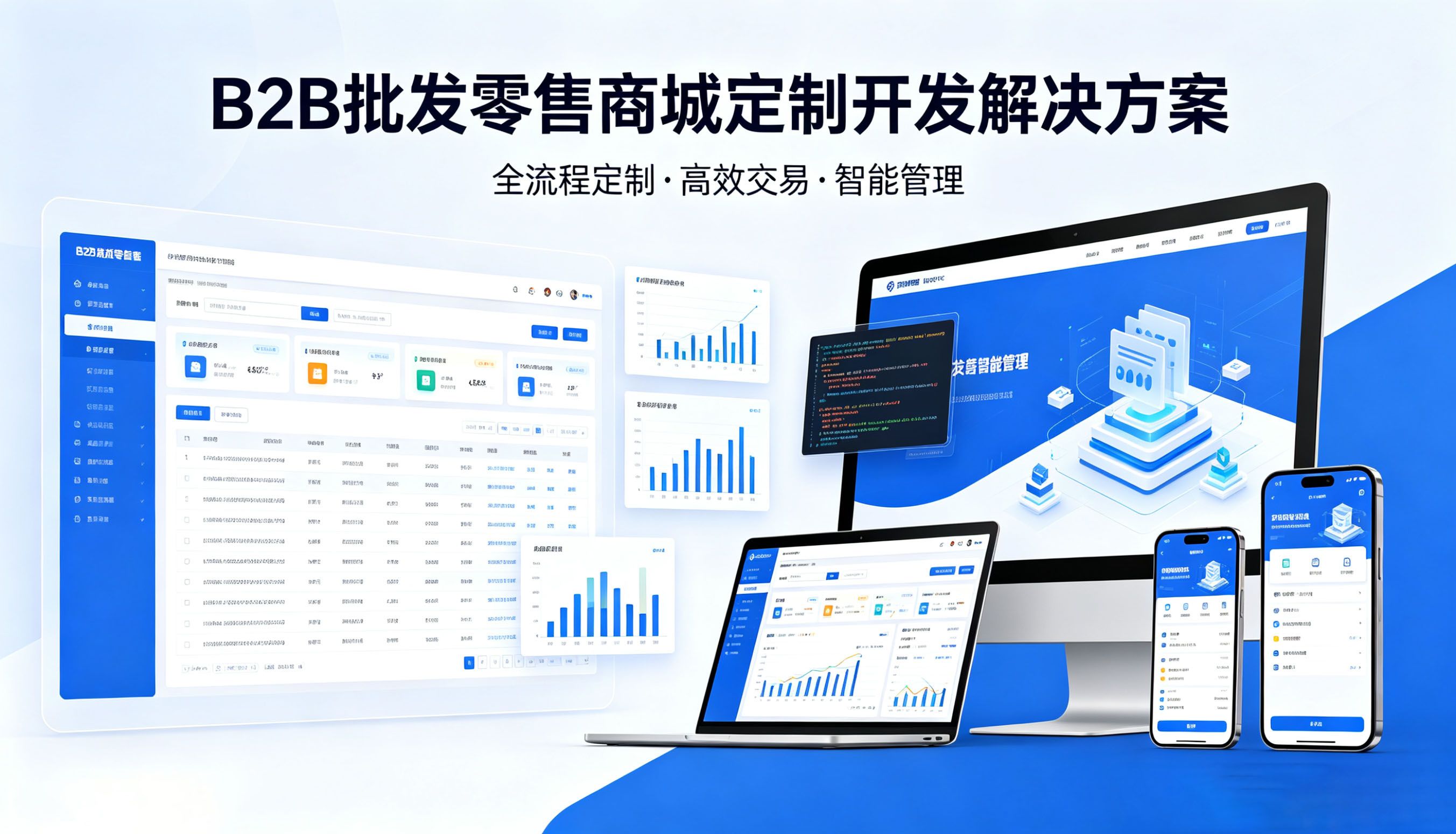 批零一体化数字化升级｜上海美萌软件 B2B 批发零售商城定制开发解决方案